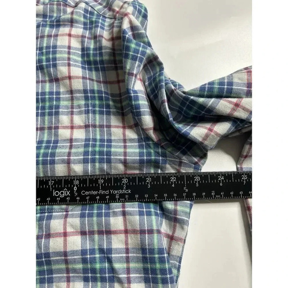 Southern Tide Shirt Mens Medium Classic Fit Plaid Flannel Button Up Long Sleeve - Picture 5 of 6
